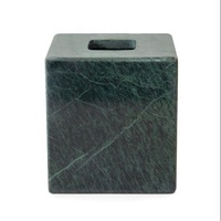 7 Stück grün Marmor Bad Zubehör Set Mund Tasse Wattes täbchen Dose Seife Geschirr Papier box Abfall korb mit Tablett Home Decoration
