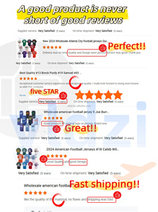 Bán Buôn Bóng Đá Mỹ Jersey Chất Lượng Cao Thêu Mỹ Bóng Đá Jersey Cho #17 Allen #0 #97 #3 Áo - Product Image 3