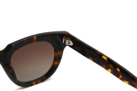 LBAshades 882224 Lunettes de soleil rondes classiques rétro en acétate de haute qualité pour femmes et hommes, logo personnalisé, verres polarisés de créateur