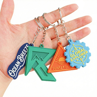 Personnalisez votre propre logo de marque, porte-clés en caoutchouc 3D souple en PVC, sans minimum de commande