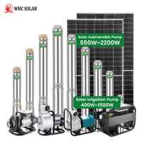 Pompe à eau solaire de surface WHC pour l'irrigation et l'agriculture