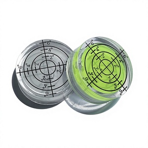 Niveau circulaire RISUX de niveau 3 en plastique transparent de qualité industrielle avec graduations claires pour des mesures précises - Product Image 3