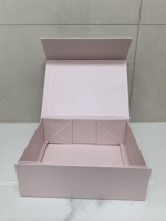 Boîte d'emballage magnétique rigide en carton recyclable sur mesure, boîte cadeau pliante de luxe avec couvercle magnétique