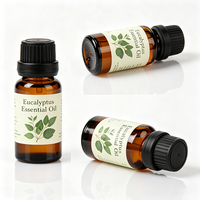 Huile Essentielle d'Eucalyptus Pure, Naturelle et Biologique, Purifiante, Rafraîchissante, Soin de la Peau, Aromathérapie, Huile de Massage pour Diffuseur