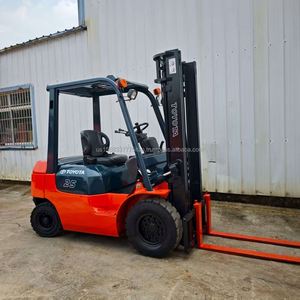 Used for 2.5 Ton 3 Ton Diesel Engine Forklift Trucks Building Material Shops FD25 Two Stage Mast Pneumatic/Solid Tires - Product Image 5