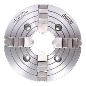 SANOU 조절 가능한 <span class=keywords><strong>4</strong></span> 턱 독립 척 K72-200 선반 척 <span class=keywords><strong>4</strong></span> 턱 척 선반 기계 용 - Product Image 3