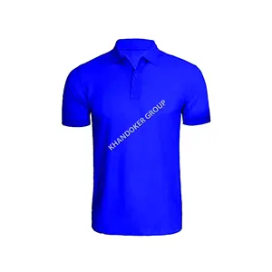 T-shirt polo à manches courtes pour hommes chemises polo de haute qualité pour hommes du Bangladesh vente en gros à la mode entièrement personnalisable - Product Image 1