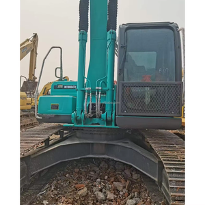 Excavadora usada Kobelco SK210D, excavadora hidráulica original japonesa sobre orugas, bajas horas de trabajo, buenas condiciones para la venta de construcción - Product Image 4