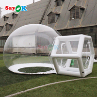Dôme de tente gonflable transparent portable Sayok, maison à bulles gonflable pour enfants