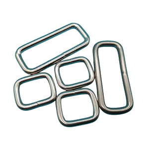 Accesorios de Metal para Equipaje, Diseño 2026, Hebilla Cuadrada Plateada - Product Image 1