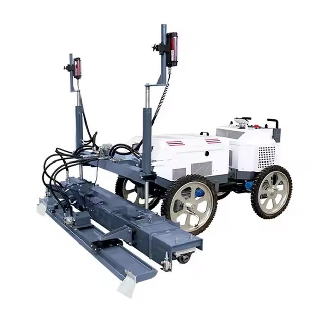 Small Indoor Laser Screed Leveling Machine Ground Mortar Spreader for Decoration Flooring Concrete Laser Screed Leveling Machine