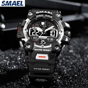 Reloj Deportivo Digital SMAEL 8078 para Hombre, Resistente al Agua 50 Bar, con Alarma, Pantalla LED y Correa de Plástico - Product Image 4