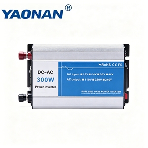 Inversor Solar de Onda Pura DC 12V/24V 300W-3000W, Convertidor DC a AC 110V 220V, Inversor de Energía para Almacenamiento Fuera de Red - Product Image 1