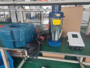 Motore a corrente continua <span class=keywords><strong>SFB</strong></span> 1100W fontana galleggiante aeratore di ossigeno galleggiante pompa ad acqua aeratore per pesci stagno allevamento senza pannello solare - Product Image 2