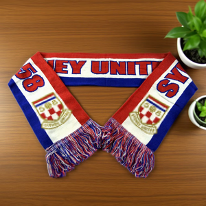 Bufanda Acrílica de Alta Calidad al por Mayor, Tejida con Jacquard, Logotipo Personalizado Impreso, para Clubes de Fútbol, Equipos Deportivos, Aficionados al Fútbol - Product Image 5