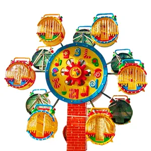 Clock cartoon ferris wheel amusement ride mini ferris wheel for sale