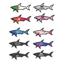 Autocollants 3D élégants et étanches Paul Et Shark – Décorations DIY pour mobiles, bagages, tablettes, réfrigérateurs – Protection antichoc
