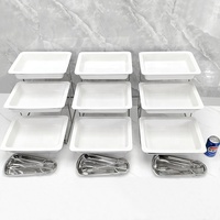 Présentoirs de Service Huadison 3 Niveaux en Céramique, Direct Usine, pour Buffets – Qualité Garantie