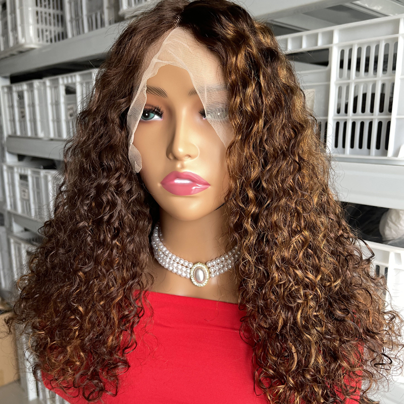 Cheap 13x4 T Part Lace Front Wigs 12A Grade Super Double Drawn Wigs for Black Women 250% Density Brazilian Human Hair Wigs