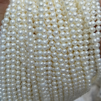 Perles naturelles sculptées d'eau douce, amples, fabrication de bijoux, perles naturelles, tailles 1.5 — 2, 2-2.5, 2.5-3mm