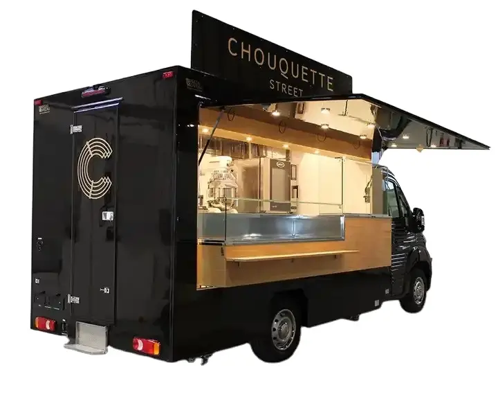 2023 Fast Food Truck Restaurant Food Kar Vending Busje Catering Truck Mobiele Food Trailer Te Koop In Oostenrijk