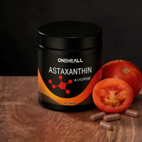 ONEHEEALL Astaxanthine liposomale absorbable, extrait naturel d'astaxanthine, compléments alimentaires pour la santé, peau claire, capsules d'astaxanthine
