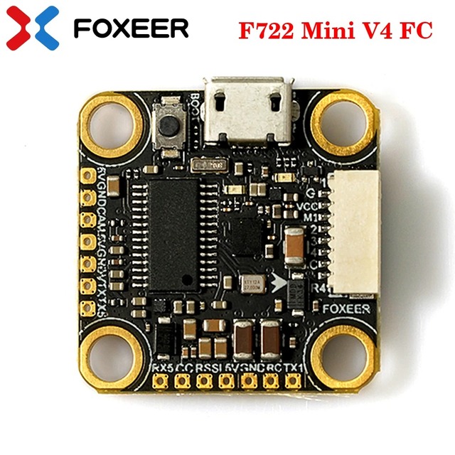 FOXEER F722 Mini V4 Flight Controller ICM42688 OSD Black Box 16M BEC DC5V/2.5A 2-6S Lipo for RC FPV Freestyle Drone