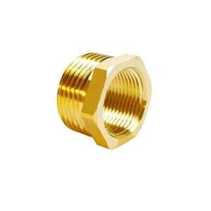 Conexión de tubería de latón macizo, conector roscado a prueba de fugas de grado superior, accesorios de tubería fuertes para agua de aire de alta presión - Product Image 2