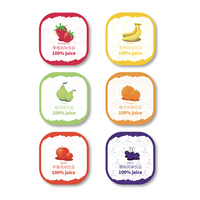 Étiquettes autocollantes imperméables en PVC pour la congélation des aliments, personnalisées, de forme spéciale, pour l'emballage des bouteilles