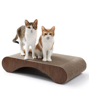 Letto da salotto in cartone con graffio per gatti, tiragraffi per gatti, cuscinetti in legno resistenti per evitare danni ai mobili - Product Image 3