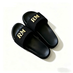 Sandalias planas de verano para mujer, con diseño de lunares, punta abierta, parte superior sintética, suela de EVA antideslizante, sandalias de mujer, zapatos. - Product Image 2
