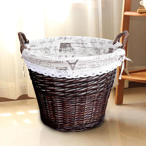 Wholesale Natural Multi-Purpose <b>Wicker</b> Laundry <b>Basket</b> Empty <b>Storage</b> for Kitchen Wardrobe Bedding Clothing-Economical Stylish - Product Image 6