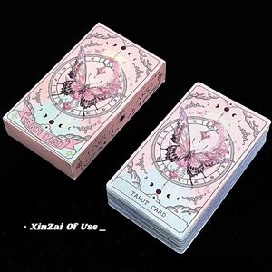 Tarot Wester Classic, jeu de tarot de haute qualité, 78 cartes en papier, nouveau, original, apprentissage et prévision, emballage en boîte couleur papillon rose - Product Image 5