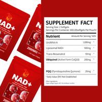 Gélules de Coenzyme NAD à Prix Direct Usine, Contenant de l'Urolithine A, Soutien Énergétique Cellulaire, Complément NAD en Gélules