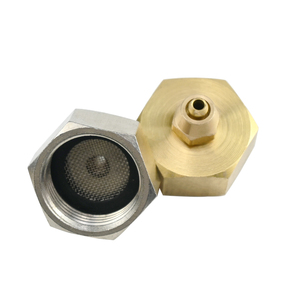 <span class=keywords><strong>Raccord</strong></span> de robinet en <span class=keywords><strong>laiton</strong></span> 3/4\" filetage femelle - pour <span class=keywords><strong>tuyau</strong></span> de 6 mm 1/4\", joint en maille inclus 1 pièce - Product Image 2