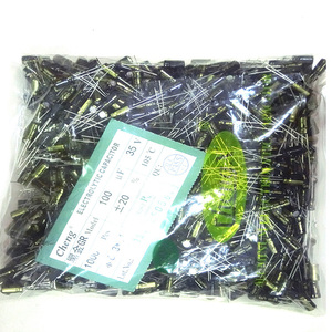 DIP Nhôm Điện Phân Tụ 16V 25V 35V <span class=keywords><strong>100V</strong></span> 470UF 100Uf 1000Uf 2200UF Linh Kiện Điện Tử - Product Image 4