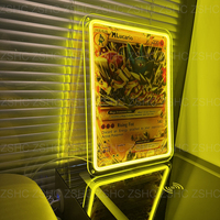 Venta al por mayor de iluminación elegante de neón personalizada puede colgar en la pared acrílico Led Anime señal de luz de neón para la decoración de negocios en casa