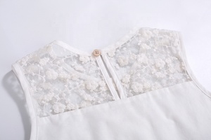 Nuovi set di abbigliamento per bambina OEM set di abbigliamento Boutique estivo Top senza maniche e pantaloncini a righe per ragazze di 3-10 anni - Product Image 4