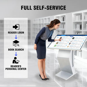 Patron pencarian buku di OPAC swalayan pembaca Terminal katalog pusat pribadi pembaca Terminal Masuk pencarian perpustakaan layar sentuh - Product Image 4
