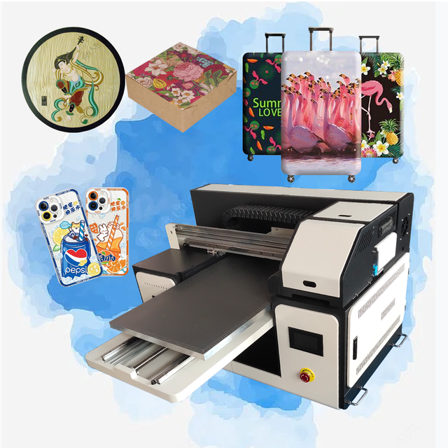 Digital A2 Size Uv Led Flatbed Uv Film Dtf Sticker Printer Printing Machine A2 6040 Uv Dtf Printer