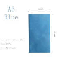Carnet à sangle CHXN A5A6, bloc-notes en cuir avec logo, agenda professionnel, couverture rigide, pour le bureau, l'école, cadeau, 100 feuilles de papier