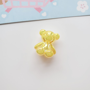 젤리 베어 아크릴 참 구슬 컬러풀 반공 홀 비즈 목걸이 펜던트 공예용 - Product Image 5