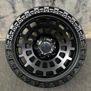 <span class=keywords><strong>Jantes</strong></span> en alliage d'aluminium moulé pour tout-terrain, 20 pouces, multi-trous, noir mat, rouge, Sim Beadlock, R605, vente en gros usine - Product Image 3