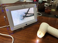 Appareil de massage capillaire et cutané 5-en-1 à LED pour la repousse des cheveux et le traitement anti-chute, avec peigne bio – Vente chaude