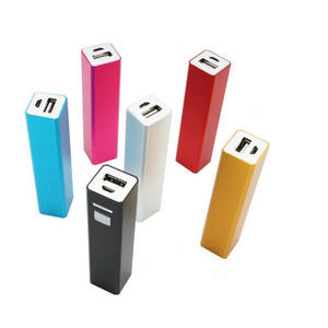 Квадратная трубка аварийного зарядного устройства Мобильный блок питания квадратный металлический зарядный банк портативный может быть напечатан Подарочный логотип - Product Image 4