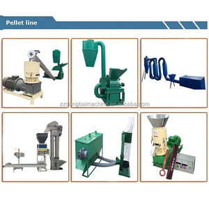 250-350 Kg/giờ Diesel Kết Hợp Gỗ Viên Báo Chí Máy Làm Với Máy Nghiền Búa - Product Image 5