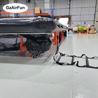 Plateforme de loisirs gonflable de luxe haut de gamme en PVC pour piscine et yacht avec canapé pour bain de soleil, installation facile