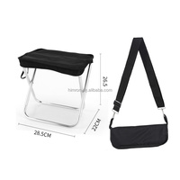 Tabouret pliant de camping en alliage d'aluminium à ouverture rapide, ultra-léger, facile à transporter, avec sac de transport pratique pour la pêche
