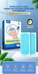 Produk kesehatan grosir alami untuk anak-anak dan bayi bahan mentah tempelan Gel pendingin demam - Product Image 2