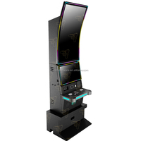 Unit Game Arcade Berkualitas Tinggi untuk Pasar Georgia AS, Kabinet Vertikal Hi-Riser 43"+23.8", Mesin Game Berbasis Keterampilan